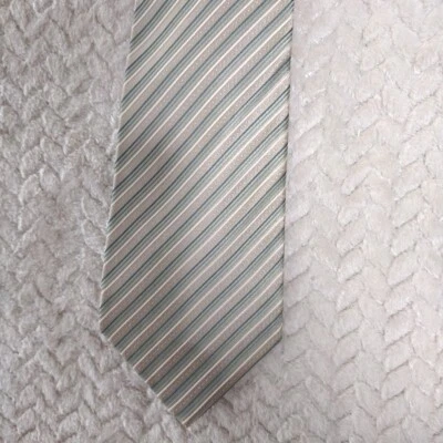 Галстук Croft and Barrow галстук оливковый зеленый мох синий в полоску современный 100% шелк  - Изображение 1 из 4