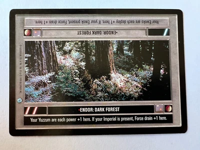 Star Wars CCG Location Rare Endor: Dark Forest SWCCG LP/NM - Image 1 of 2