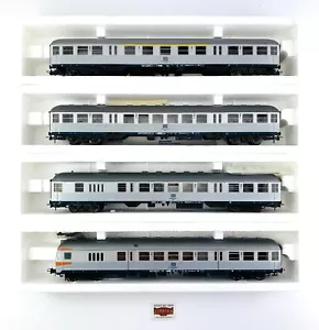 JM776 - ROCO H0 44401/2/3/44220A - LOTE 4 COCHES VIAJERO DB SILBERLIGNE 1ª/2ª/M. - Imagen 1 de 2