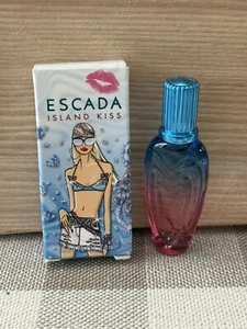 ESCADA Island Kiss EAU DE TOILETTE  0.13 Oz Tiny Miniature Size Made In UK - Picture 1 of 4