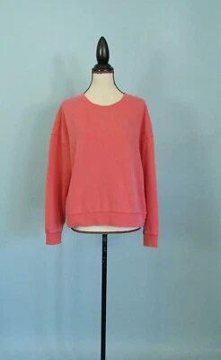 Size: L ARIZONA JEAN CO Pink Sweatshirt Long Sleeve Classic Neckline Soft Women  - Image 1 of 4