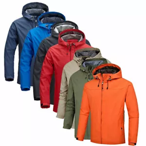 Giacca softshell da uomo, giacca antipioggia, antivento, impermeabile, traspiran - Foto 1 di 22