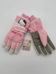 Sanrio Hello Kitty Ski Gloves Waterproof Snowboard Children Girls - Picture 1 of 6