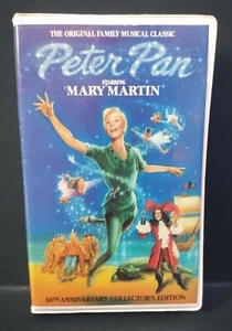 Peter Pan (VHS) GoodTimes Platinum Series #7001 (1990) Mary Martin - Clamshell - Picture 1 of 10