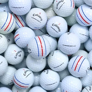Callaway Chrome Golf Balls Soft & Soft x Grade A & B Lake Ball Pack Refurbished - Picture 1 of 2
