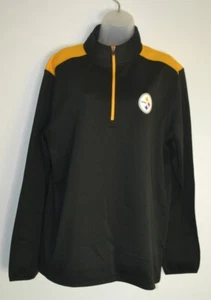 NFL Team Apparel, Pittsburgh Steelers, Warm Up Jacket, Large - Picture 1 of 9