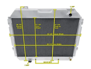 Atom Champion 3 Row Radiator for 1975-1991 Ford E-250 Econoline Club Wagon V8 - Bild 1 von 7