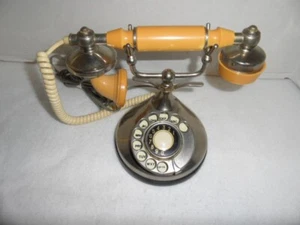 Vintage viktorianischer Stil ITT Own-A-Phone rotierendes Telefon Chrom/Silber? - Bild 1 von 13