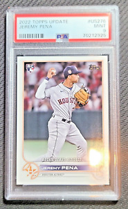 2022 Topps Update Jeremy Pena Rookie Debut RC #US276 PSA 9 Mint Astros