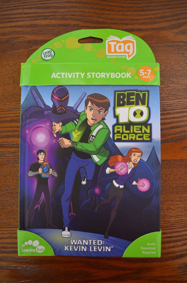 LeapFrog Tag Activity Storybook Ben 10 Alien Force Wanted Kevin Levin (5-7 yrs) - Image 1 of 1