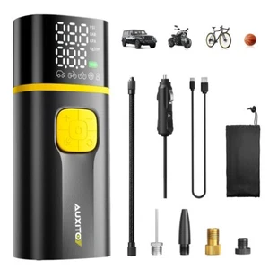 AUXITO Tire Portable Inflator Air Compressor Cordless Air Pump for Bike Car Tire - Picture 1 of 16