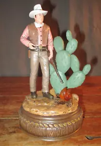 Bradford Exchange John Wayne Silver Screen Legend beleuchtete Figur Commitment 6. - Bild 1 von 8