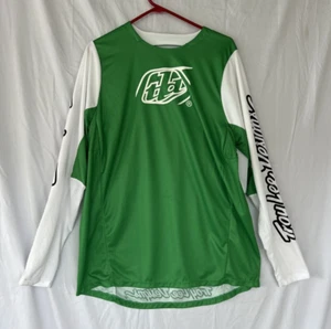 Troy Lee Designs TLD Mens GP Bike Off Road Jersey Green/White Large *CLOSEOUT* - Picture 1 of 7