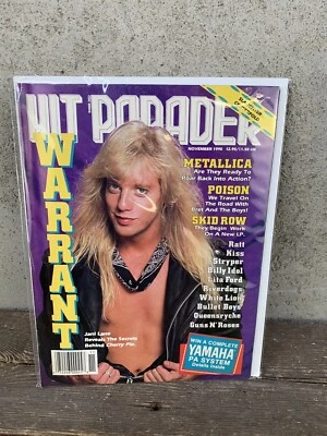 November 1990 Hit Parader Magazine Old School Vintage - Изображение 1 из 3