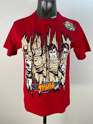 NUEVA Camiseta Justice League Unlimited Juvenil Manga Corta Talla M Foto 1 de 4