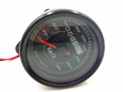 LED Motorcycle Odometer KMH Speedometer Gauge For Cafe Racer Old School VT VTX - Image 1 of 4