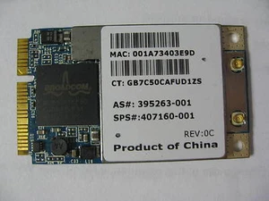 Tarjeta HP SPS:441075-002 Broadcom 4311 BCM94311MCG inalámbrica Wifi mini PCI-E WLAN - Imagen 1 de 1