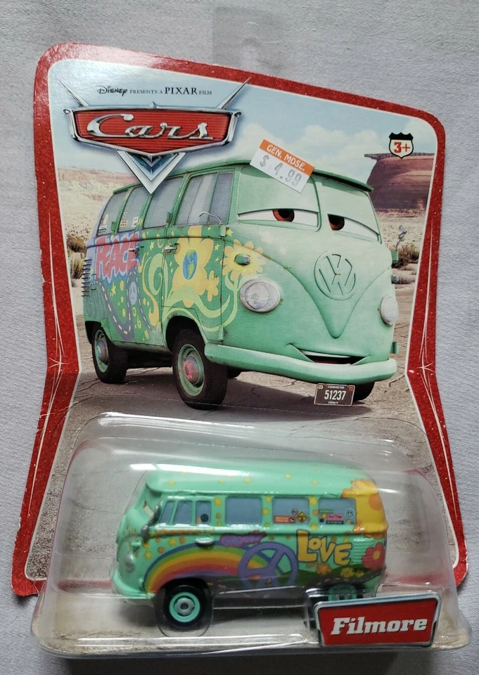 DISNEY PIXAR CARS Desert Scene 16 car card back 1 55 Diecast - DJ Mattel H6417
