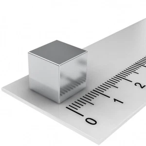 100x POWER NEODYM MAGNET WÜRFEL, 10x10x10mm, N52, GEOCACHING, EXTREM STARK - Bild 1 von 1
