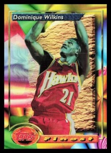 1993-94 Topps Finest Refractor Dominique Wilkins Atlanta Hawks #163 - Bild 1 von 2
