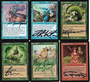 Near-Complete MTG M:tG JUDGMENT Set - 37 RARES! - with 35 SIGNED by 17 ARTISTS! - Picture 1 of 2