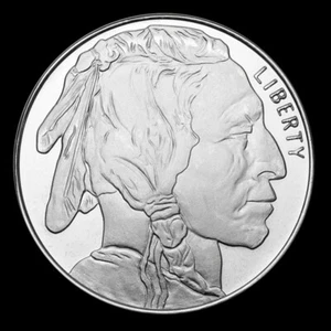 1oz .999 Fine Silver Buffalo Round American Bullion Coin Collector Gift - Picture 1 of 6