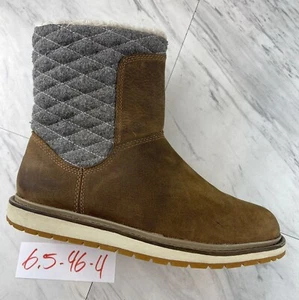 •Helly Hansen Seraphina Leather Waterproof Boots Ankle Side Zip Size 6.5 - Picture 1 of 13