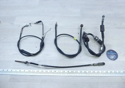 1976 Suzuki GT250 S574-1) brake line brake throttle choke speedo cable set - Image 1 of 4