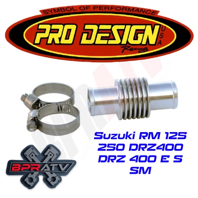 Super Cooler Pro Design Billet In Line Suzuki RM 125 250 DRZ400 DRZ 400 E S SM - Imagem 1 de 3