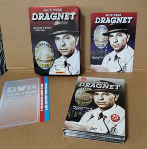 DRAGNET DVDs 2012, 25-episodes-11-hour 5-disc set - Picture 1 of 8