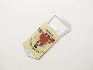 Vintage Marchen Wald Belgien Werbung Flaschenöffner 3,62" Made in Japan - Bild 1 von 4