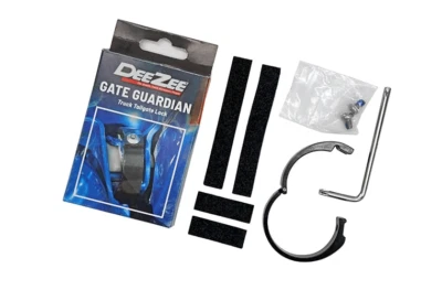 Cerradura de puerta trasera Dee Zee Gate Guardian negra para camioneta Ford F-250/F-350 SP 99-23 Foto 1 de 4
