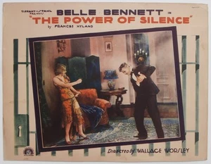 1928 Lobby Card The Power Of Silence FILM NOIR Belle Bennett HOLLYWOOD History - Picture 1 of 12