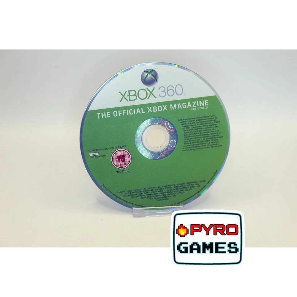 Xbox 360 Official Magazine Issue 21 June 2007 Demo Disc (Disc Only) - Xbox 36... - Image 1 of 1