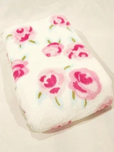 Hudson Baby Pink Rose Minky Fleece Infant Blanket 30" x 40" Excellent Condition - Picture 1 of 1