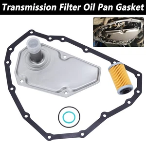 Transmission Oil Filter Pan Gasket Kit For Nissan Sentra Versa 12-19 33010-JF015 - Foto 1 di 12