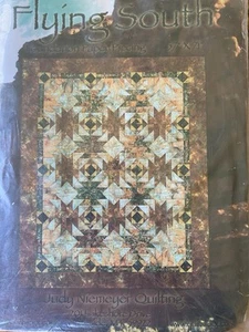 Judy Niemeyer FLYING SOUTH Foundation Paper Piecing Quilt Pattern Set (57"x71") - Picture 1 of 2