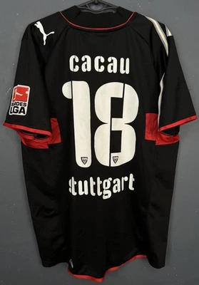 MEN CACAU #18 VfB STUTTGART 2008/2010 THIRD FOOTBALL SOCCER SHIRT JERSEY SIZE L - Image 1 of 4