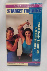 Tony Little Target Training Total Body Shape-up & Maintenance (VHS, 1993) NEW! - Foto 1 di 3