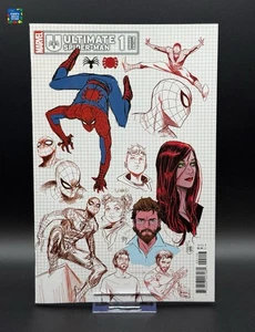Ultimate Spider-Man #1 (2024 Marvel) NM/NM+ 1:10 Marco Checchetto Design Variant - Picture 1 of 2