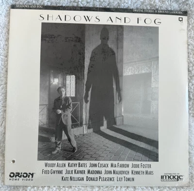 SHADOWS AND FOG Woody Allen Kathy Bates Mia Farrow drama Laserdisc unopened NR ! - Image 1 of 4