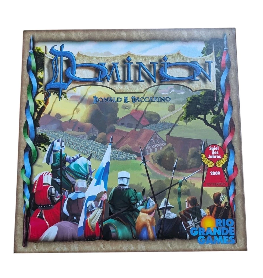 Dominion Board Game 2009 Donald Vaccarino Rio Grande Games 100% COMPLETE F/Post - Image 1 of 4