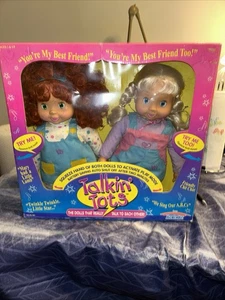 Par de muñecas Talkin' Tots de 15" para niñas Play By Play 1996, con caja de colección - Imagen 1 de 1