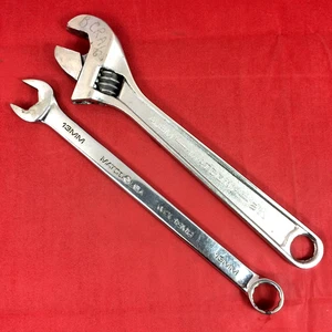 Modified MATCO 8" Adjustable + 13mm Combination Wrench As-is *READ DESCRIPTION* - Bild 1 von 19