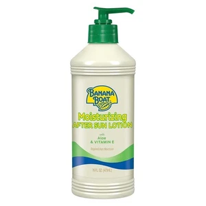 Banana Boat Moisturizing After Sun Lotion with Aloe and Vitamin E, 16oz | After - Picture 1 of 8