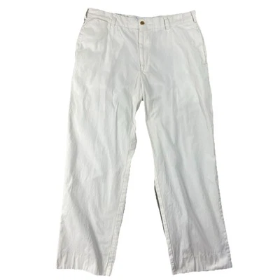 Bill’s Khakis Classic Fit Cotton Chinos Straight Leg White Men’s 37x 29 Coastal - Image 1 of 4