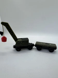 Thomas & Friends Wooden Railway Breakdown Train & Flatbed Car Gullane 2003 - Picture 1 of 20