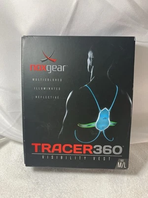 Tracer360 Visibility Vest Reflective Light Size M/L  Can See 1/4 Mile Away NWT - Image 1 of 3