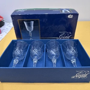 4er Set Cristal d'Arques Donau Kristall Weinglas mit Box 4 Unzen  (B7) - Bild 1 von 17
