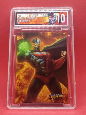 2013 Cryptozoic DC Superman: The Legend Cyborg Superman #06 EGC 10 6~C - Image 1 of 2